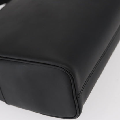 Salvatore Ferragamo Gancini Shoulder Bag Leather, BLACK, PATENT_LEATHER, Shoulder bag