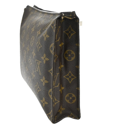 Louis Vuitton Toiletry Pouch Monogram Canvas, BROWN, CANVAS, Clutche & pouche