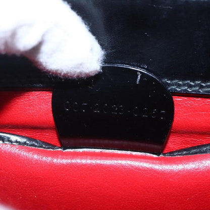 Gucci Vintage Square G Camera Shoulder Bag Leather, BLACK, LEATHER, Shoulder bag