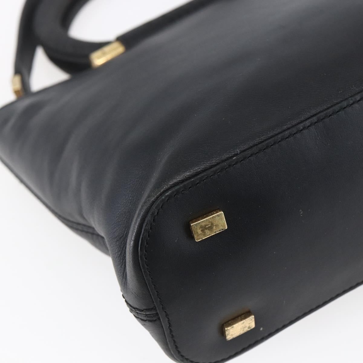 Celine Handbag Leather, BLACK, LEATHER, Handbag