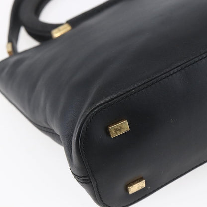 Celine Handbag Leather, BLACK, LEATHER, Handbag