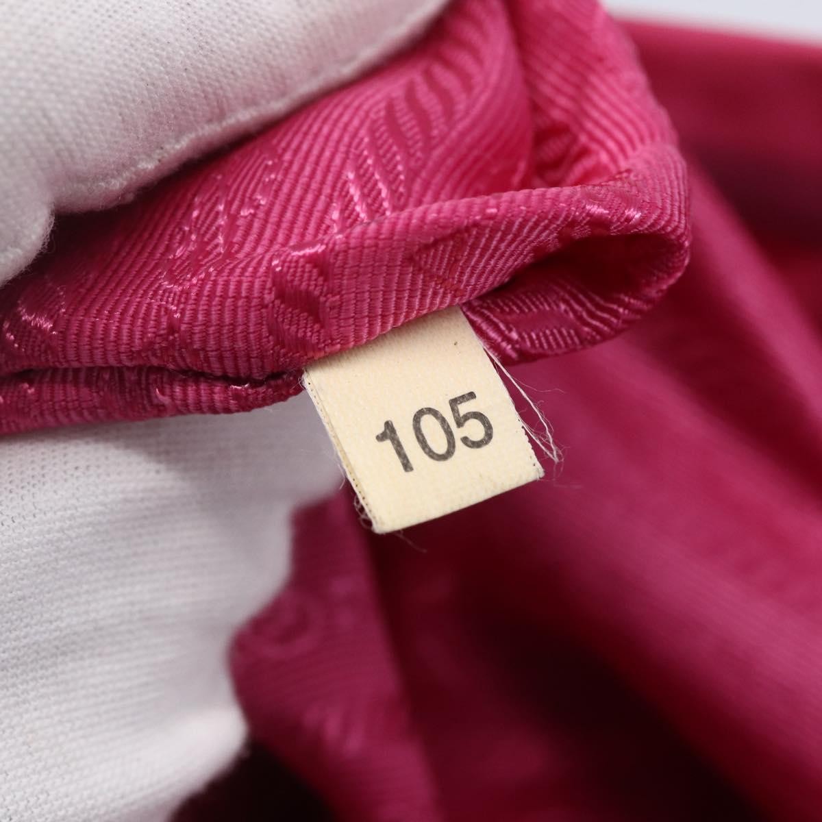 Prada Logo Drawstring Tote Tessuto, PINK, NYLON, Tote bag