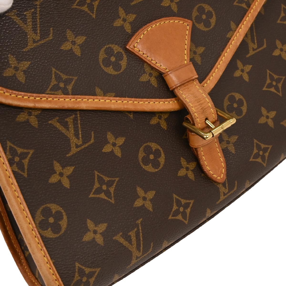 Louis Vuitton Bel Air Monogram Canvas, BROWN, CANVAS, Handbag