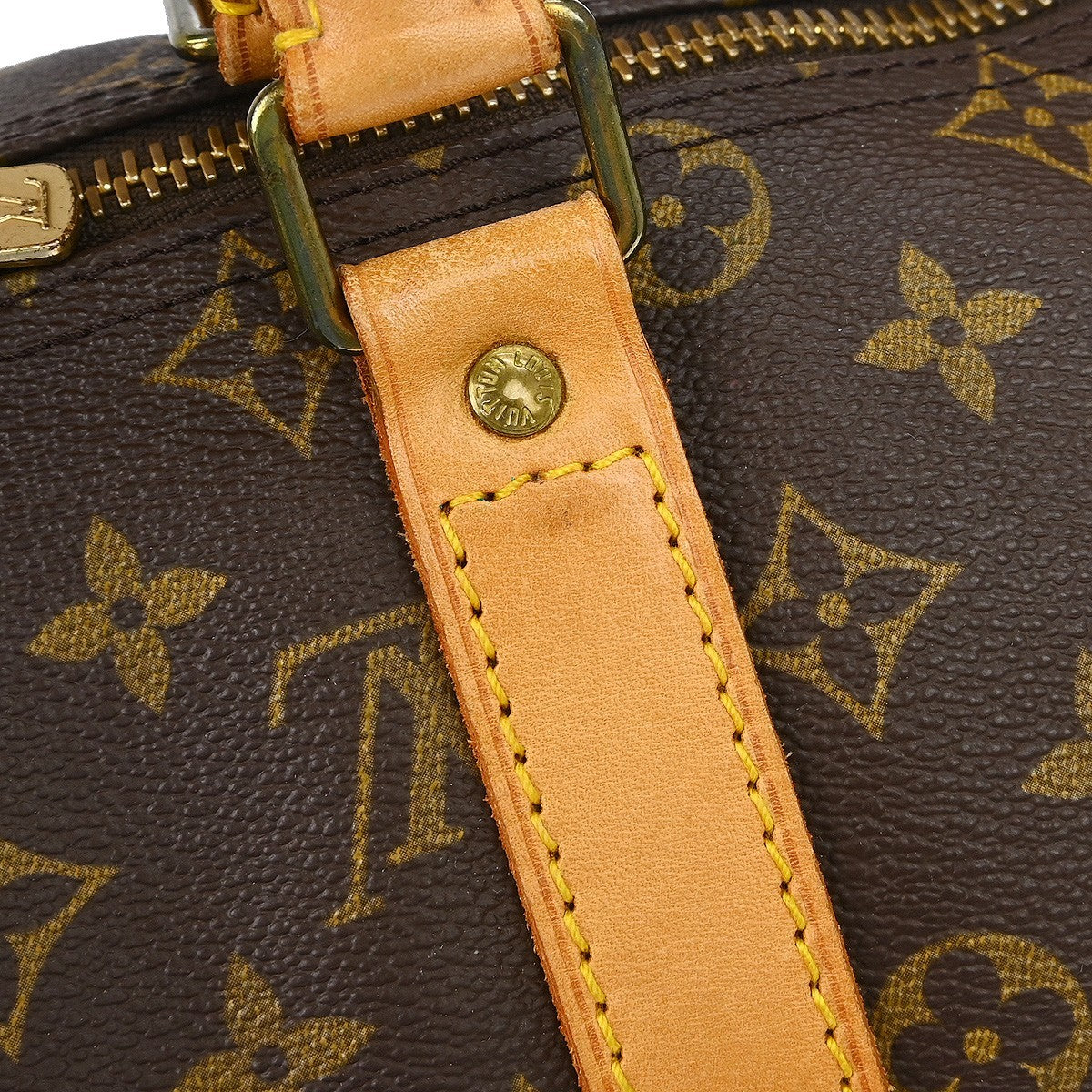 Louis Vuitton Keepall Bag Monogram Canvas, Brown, Canvas, Travel Bag