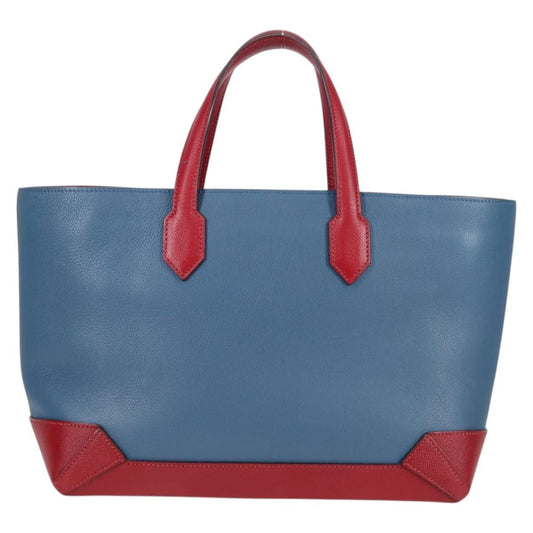 Hermes Maxibox Cabas Evercolor with Epsom, BLUE, LEATHER, Tote bag