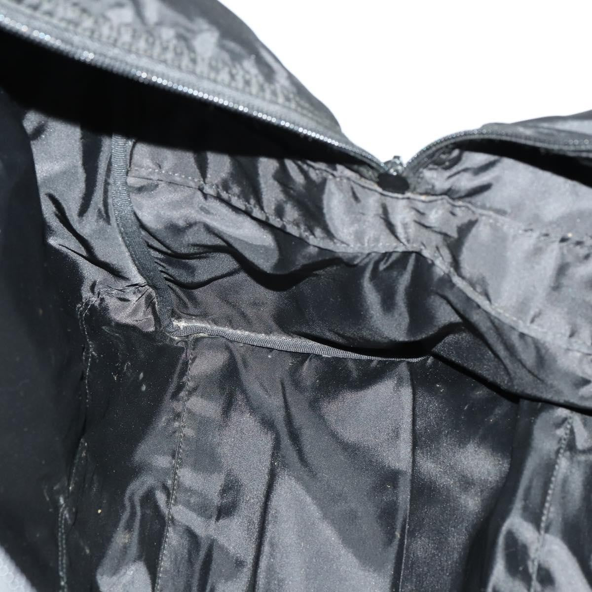 Prada Weekend Duffle Bag Tessuto, BLACK, NYLON, Travel bag