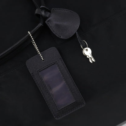 Prada Boston Bag Tessuto, BLACK, NYLON, Handbag
