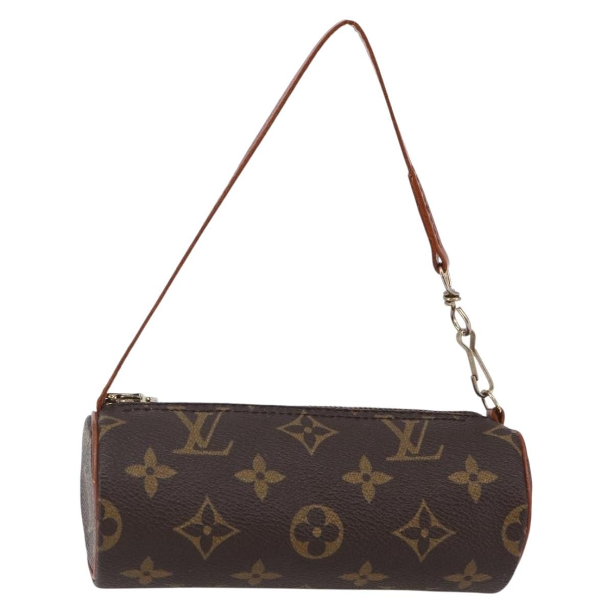 Louis Vuitton Papillon Pochette Monogram Canvas, BROWN, CANVAS, Handbag