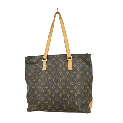 Louis Vuitton Cabas Mezzo Monogram Canvas, BROWN, CANVAS, Tote bag