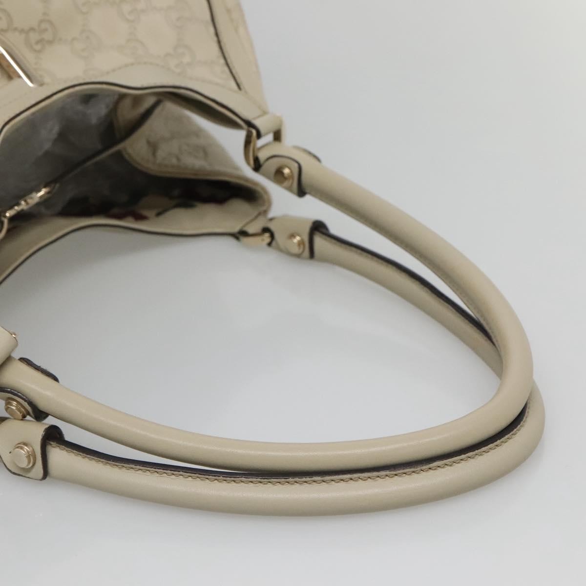 Gucci D-Ring Tote Guccissima Leather, WHITE, LEATHER, Tote bag