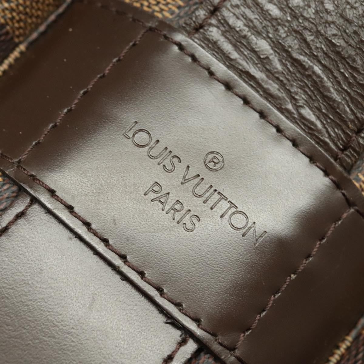 Louis Vuitton Naviglio Handbag Damier, BROWN, CANVAS, Shoulder bag