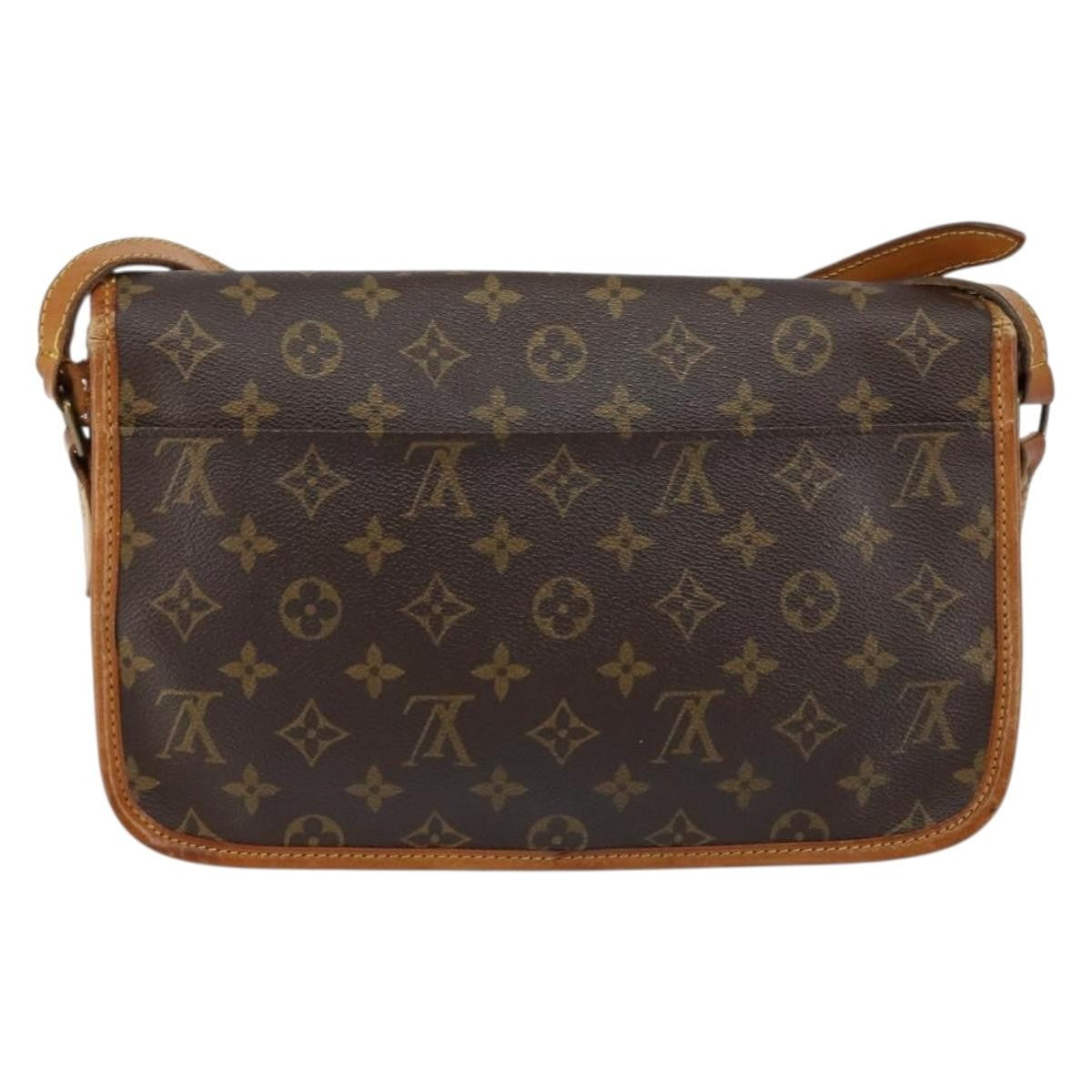 Louis Vuitton Sac Gibeciere Messenger Bag Monogram Canvas, BROWN, CANVAS, Shoulder bag
