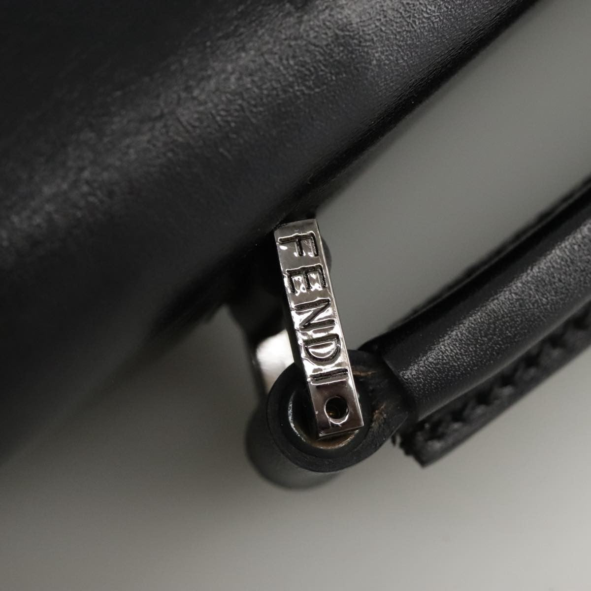 Fendi Convertible Pushlock Flap Satchel Zucca Canvas and Leather, BLACK, CANVAS, Briefcase