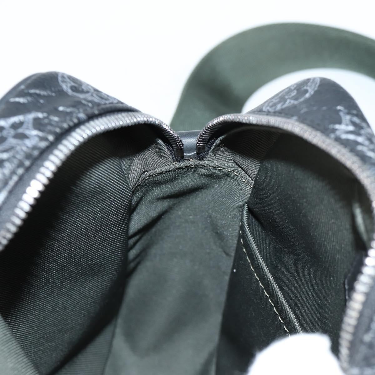 Louis Vuitton Danube Handbag Limited Edition Vivienne Monogram Eclipse, BLACK, CANVAS, Handbag