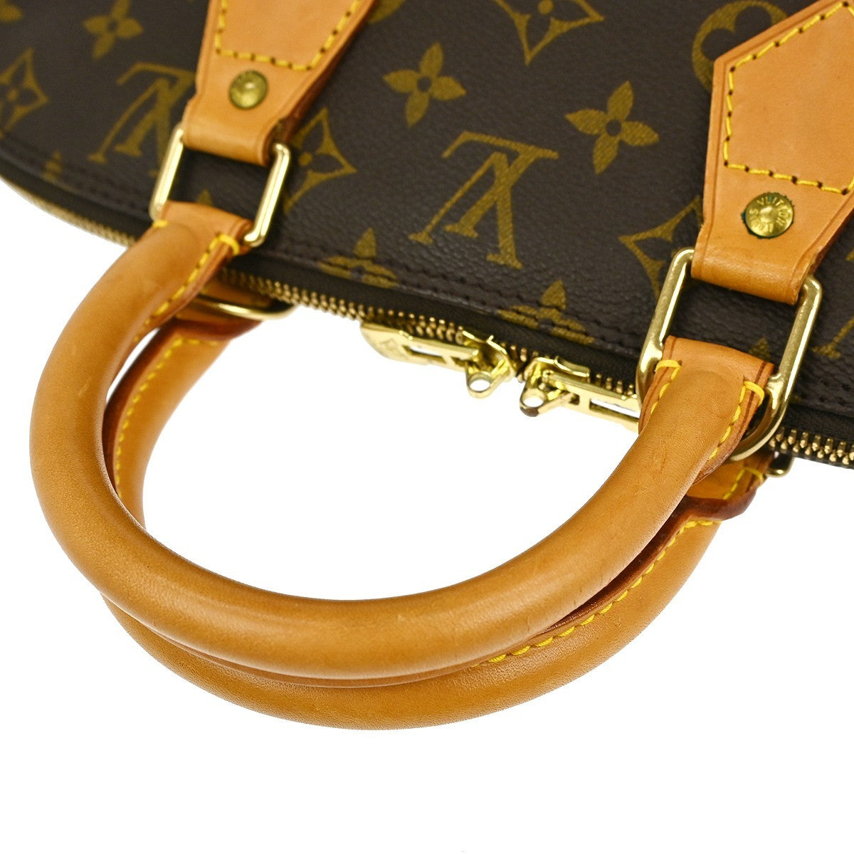 Louis Vuitton Alma Handbag Monogram Canvas, BROWN, CANVAS, Handbag
