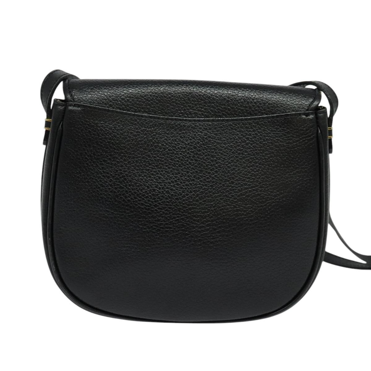Burberry Flap Shoulder Bag Leather, BLACK, LEATHER, Shoulder bag