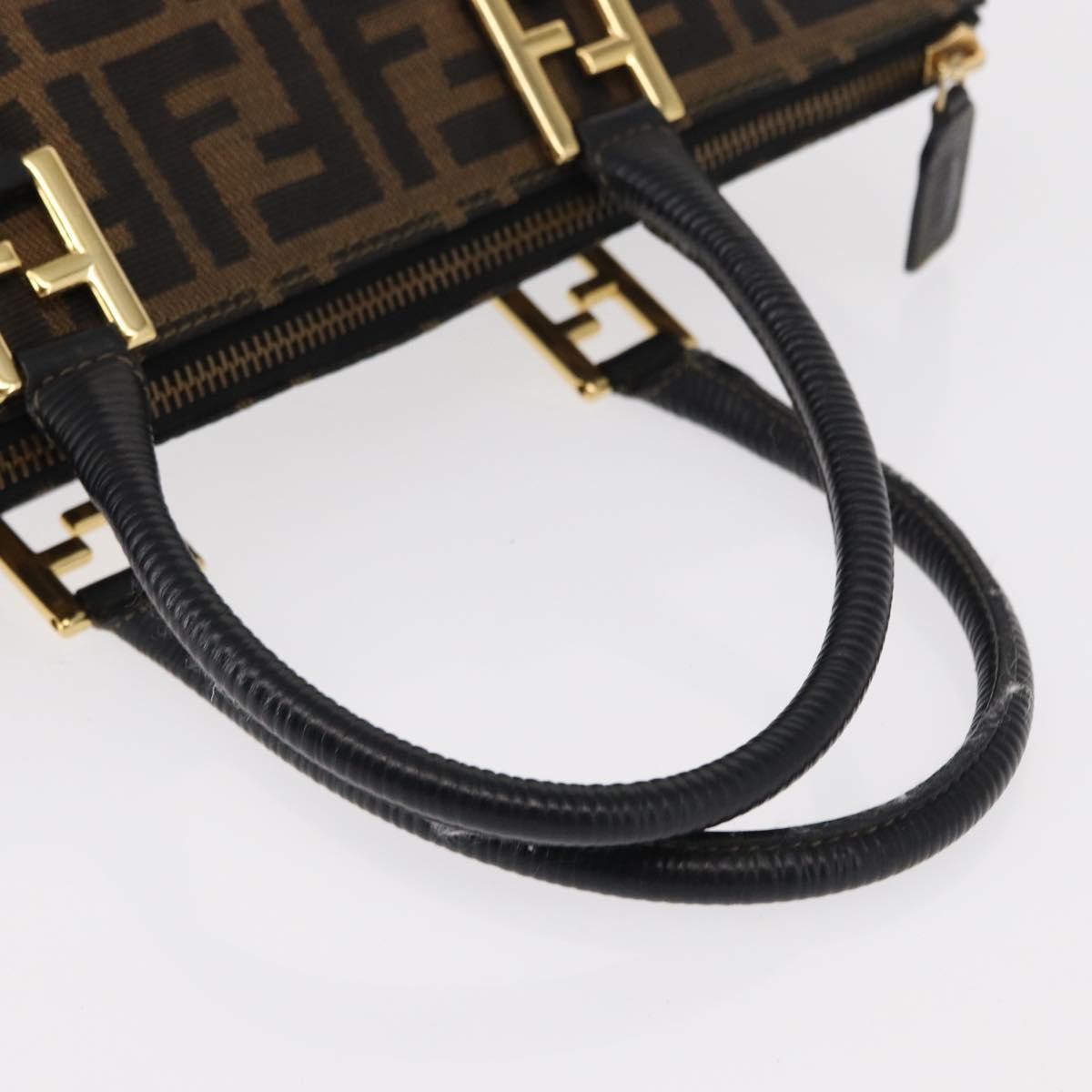 Fendi Zucca Tote bag Canvas, BLACK, CANVAS, Tote bag