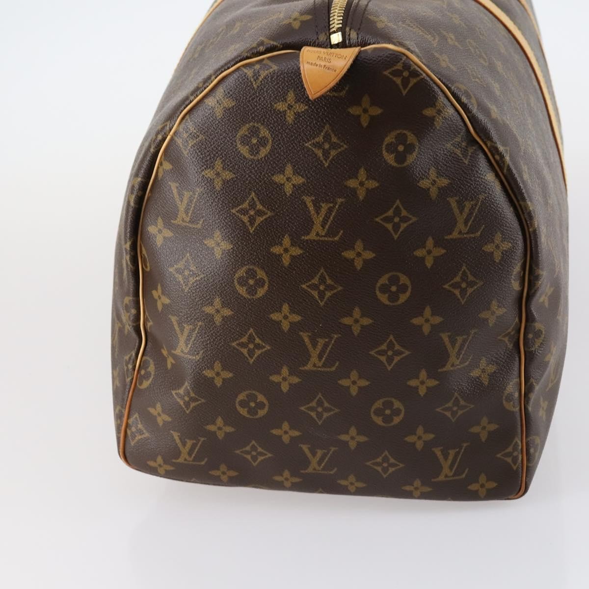 Louis Vuitton Keepall Bandouliere Bag Monogram Canvas, BROWN, CANVAS, Travel bag