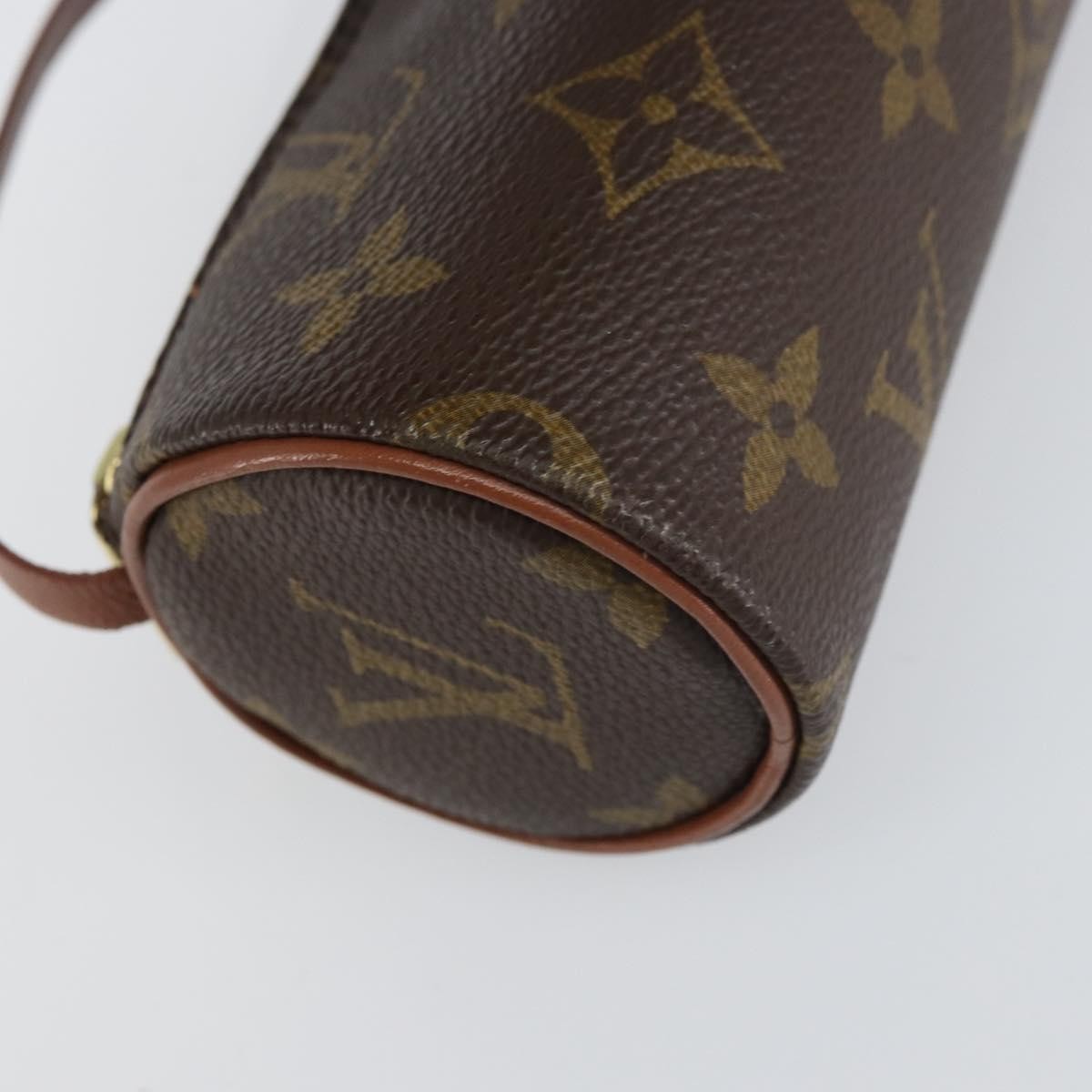 Louis Vuitton Papillon Pochette Monogram Canvas, BROWN, CANVAS, Clutche & pouche