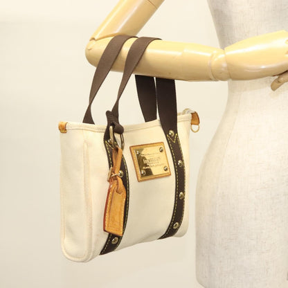 Louis Vuitton Antigua Tote Canvas, BEIGE, CANVAS, Tote bag