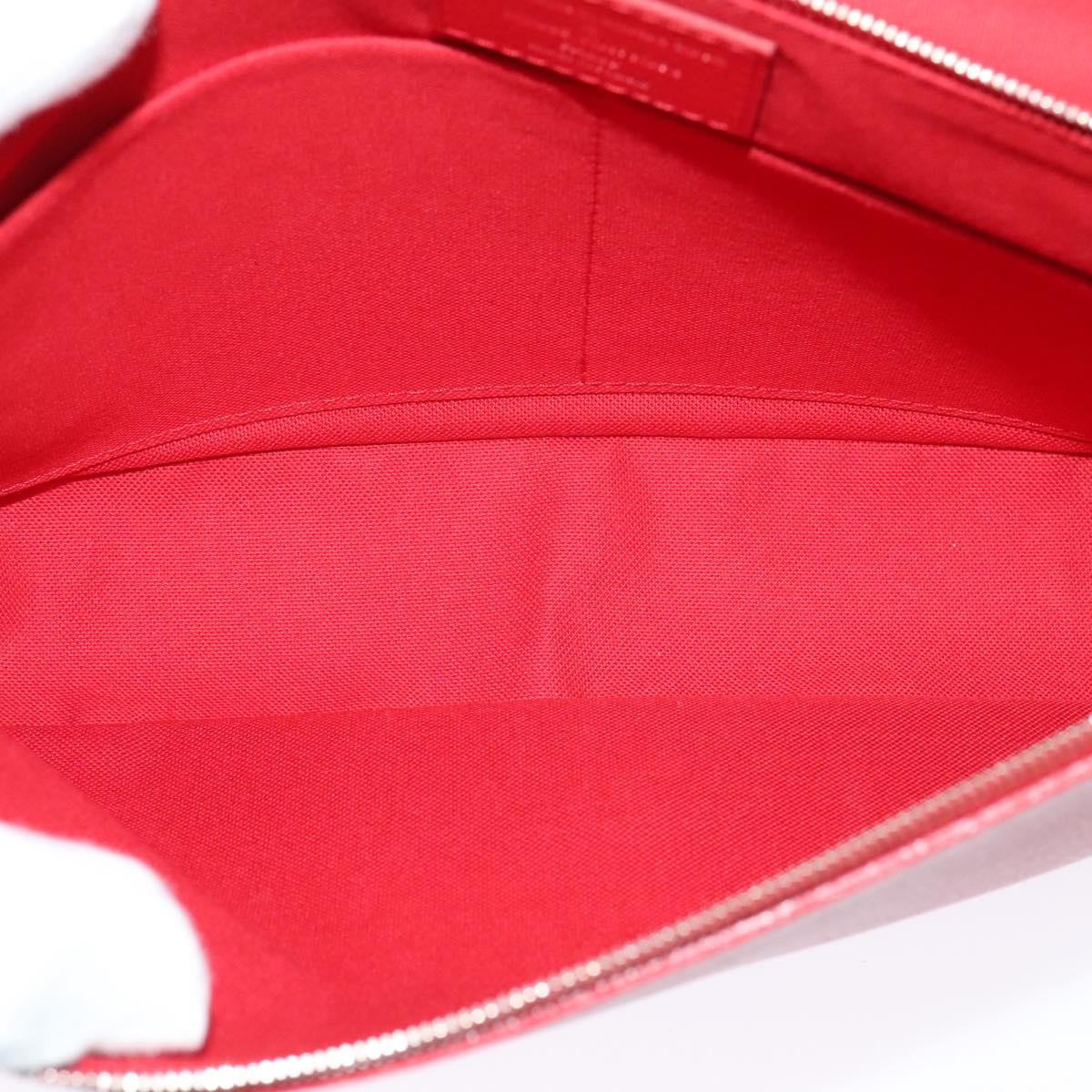 Louis Vuitton Essential Cuir Boheme Handbag Leather, Red, Leather, Shoulder Bag