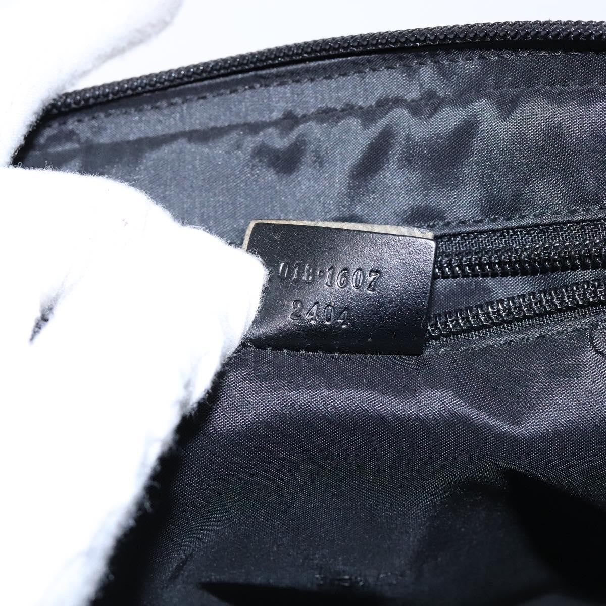 Gucci Pochette Nylon, BLACK, NYLON, Clutche & pouche