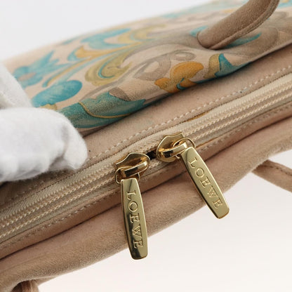 Loewe Vintage Handbag Suede, BEIGE, SUEDE, Handbag