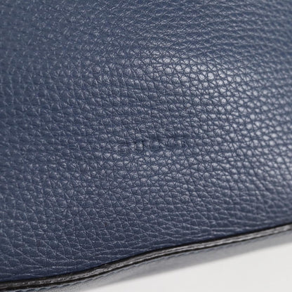 Gucci Miss Bamboo Bucket Bag Leather, BLUE, LEATHER, Handbag