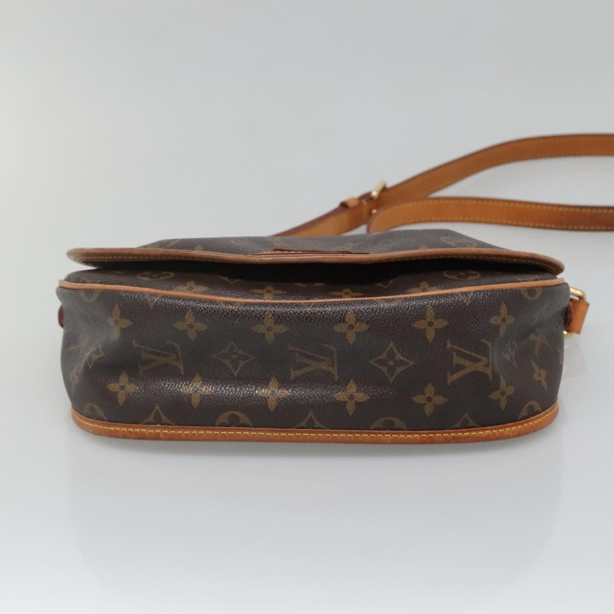 Louis Vuitton Menilmontant Handbag Monogram Canvas, BROWN, CANVAS, Shoulder bag