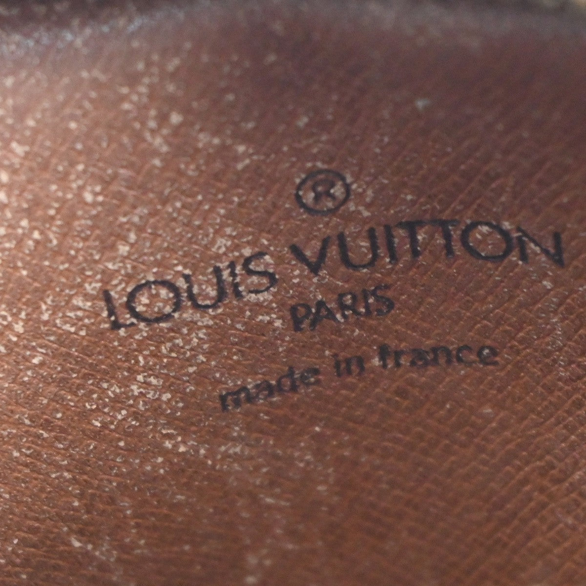 Louis Vuitton Danube Handbag Monogram Canvas, BROWN, CANVAS, Shoulder bag