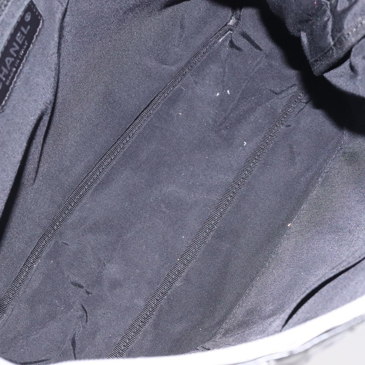 Chanel Unlimited Shoulder Bag Nylon, SILVER, NYLON, Shoulder bag