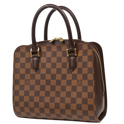 Louis Vuitton Triana Bag Damier, BROWN, CANVAS, Handbag