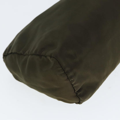 Prada Zip Around Pouch Tessuto, KHAKI, NYLON, Clutche & pouche