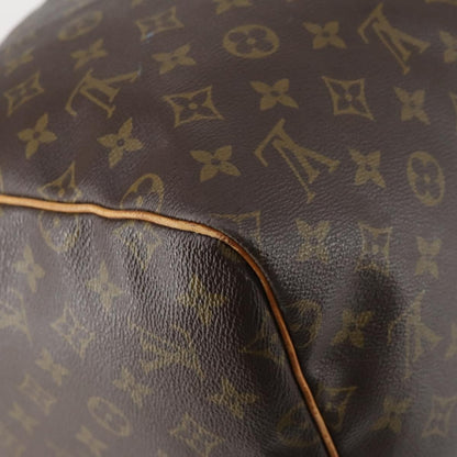 Louis Vuitton Keepall Bag Monogram Canvas, BROWN, CANVAS, Travel bag