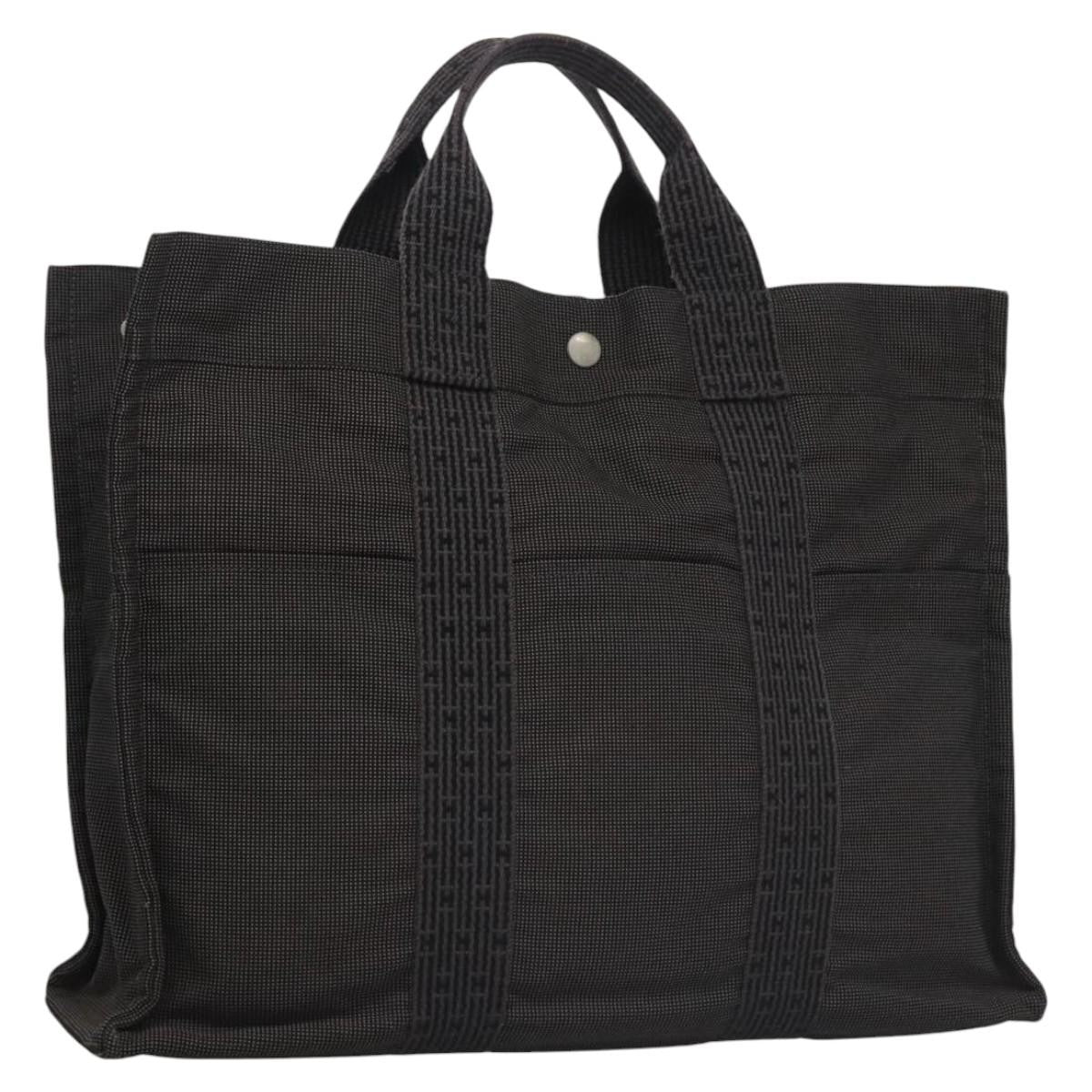 Hermes Fourre-tout Herline Fourre-tout Herline, GRAY, CANVAS, Tote bag