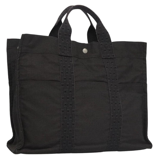 Hermes Fourre-tout Herline Fourre-tout Herline, GRAY, CANVAS, Tote bag