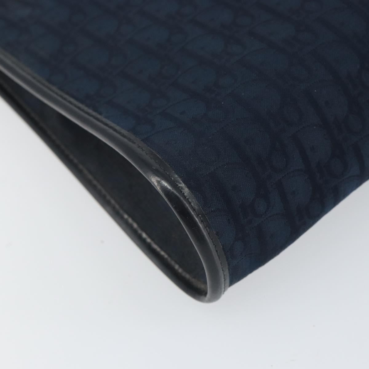 Christian Dior Vintage CD trotter Shoulder bag Canvas, NAVY, CANVAS, Shoulder bag