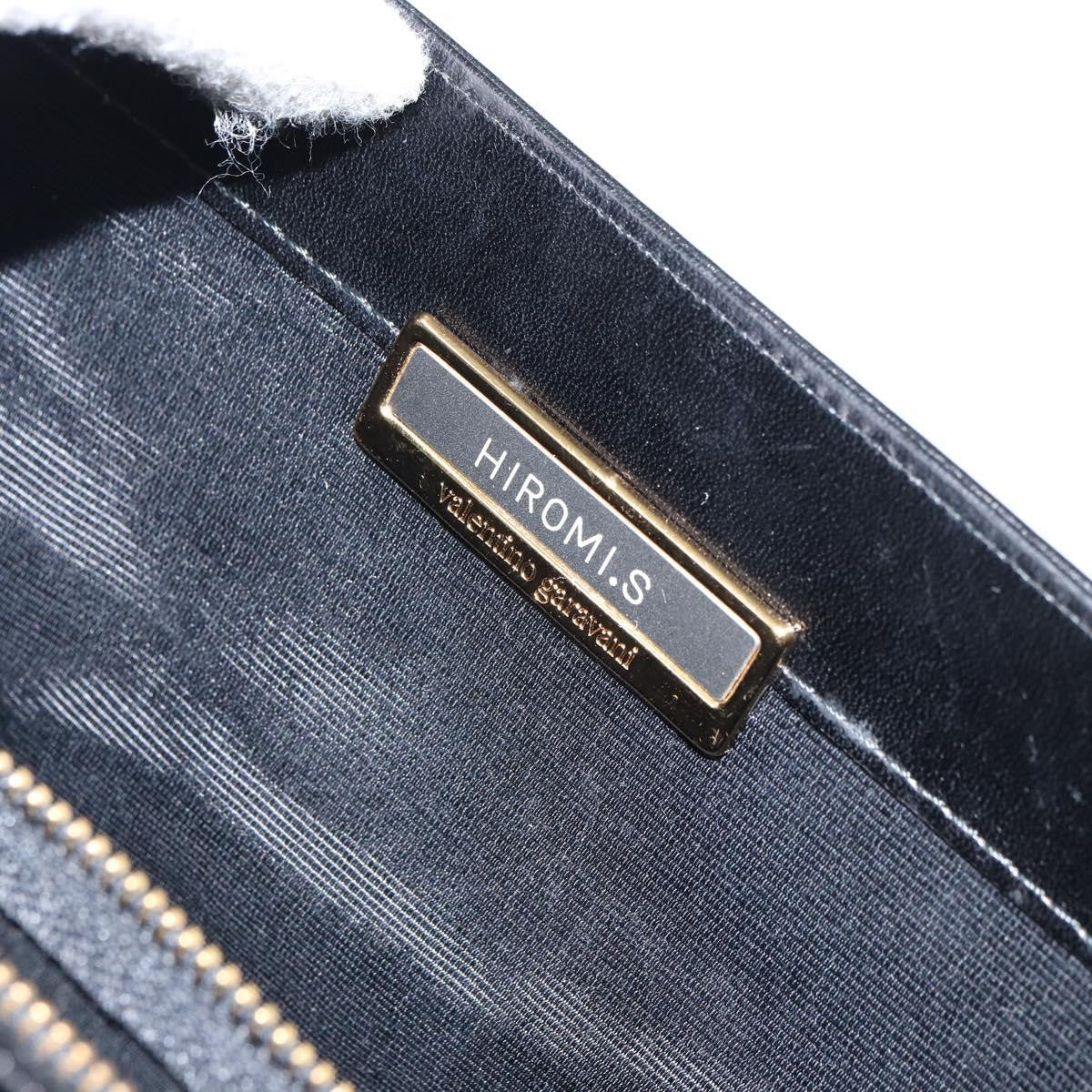 Valentino Garavani Vintage Handbag Leather, BLACK, LEATHER, Handbag