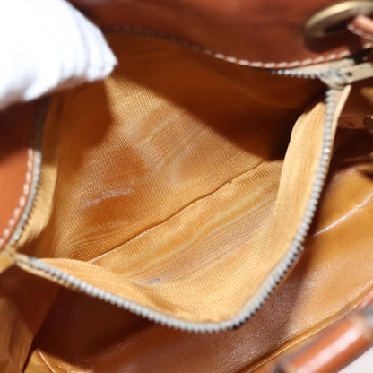 Celine Vintage Macadam Shoulder Bag Canvas, BROWN, PVC, Shoulder bag