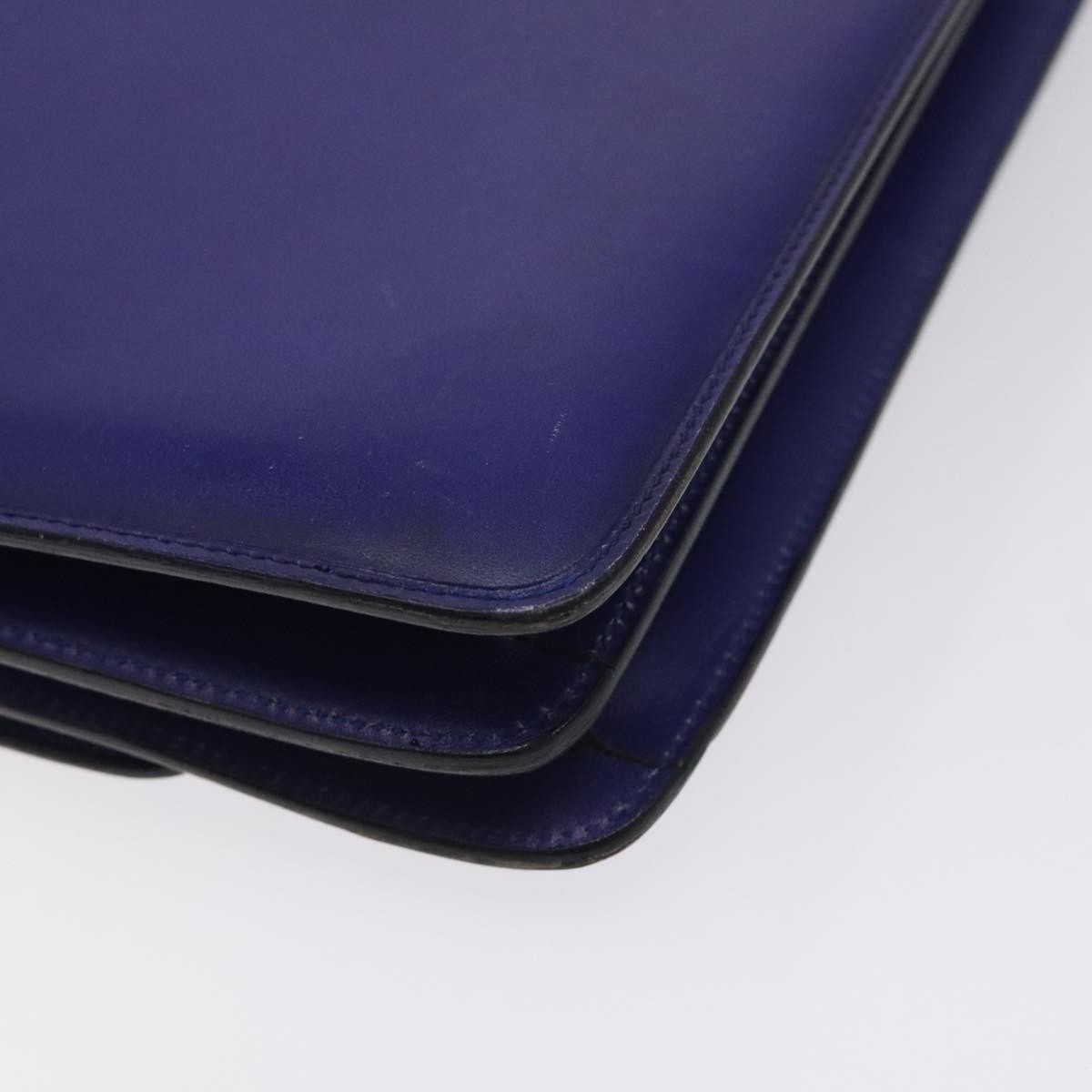 Celine Gancini Handbag Leather, PURPLE, LEATHER, Handbag