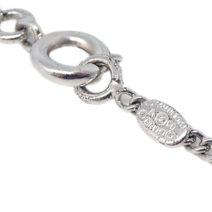 Chanel CC Logo Pendant Necklace Metal, SILVER, SILVER_PLATED, Necklace