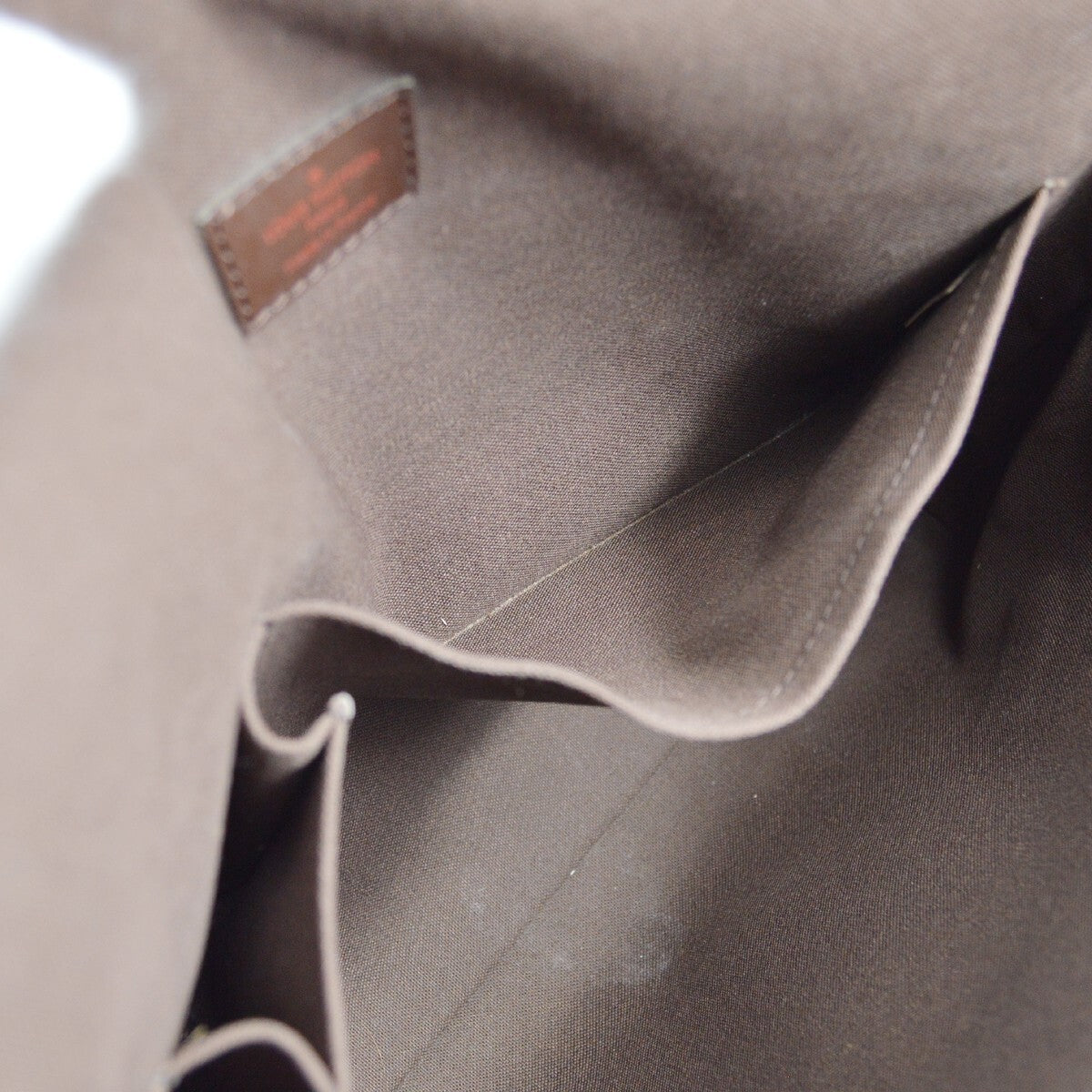 Louis Vuitton Brooklyn Handbag Damier, BROWN, CANVAS, Shoulder bag