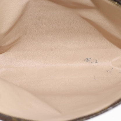 Louis Vuitton Pochette Voyage Monogram Eclipse Canvas, BROWN, CANVAS, Clutche & pouche