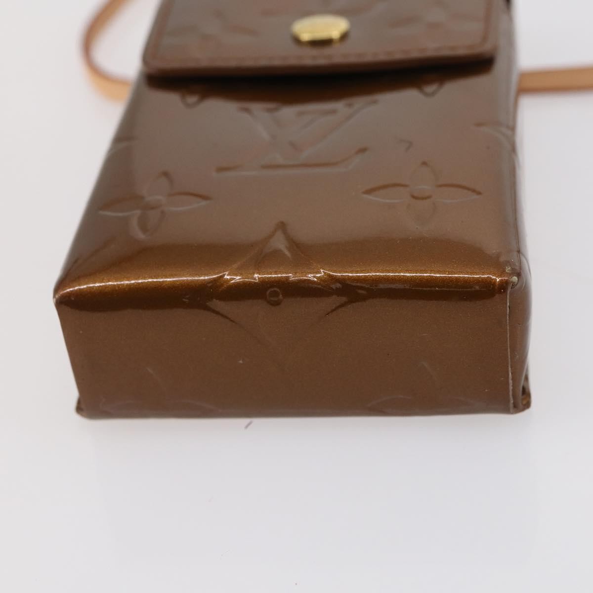 Louis Vuitton Walker Cigarette Case Holder Monogram Vernis, BROWN, PATENT_LEATHER, Clutche & pouche