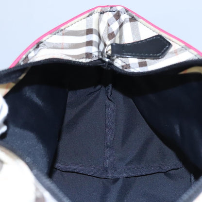 Burberry Nova Check Tote Nylon, PINK, NYLON, Tote bag