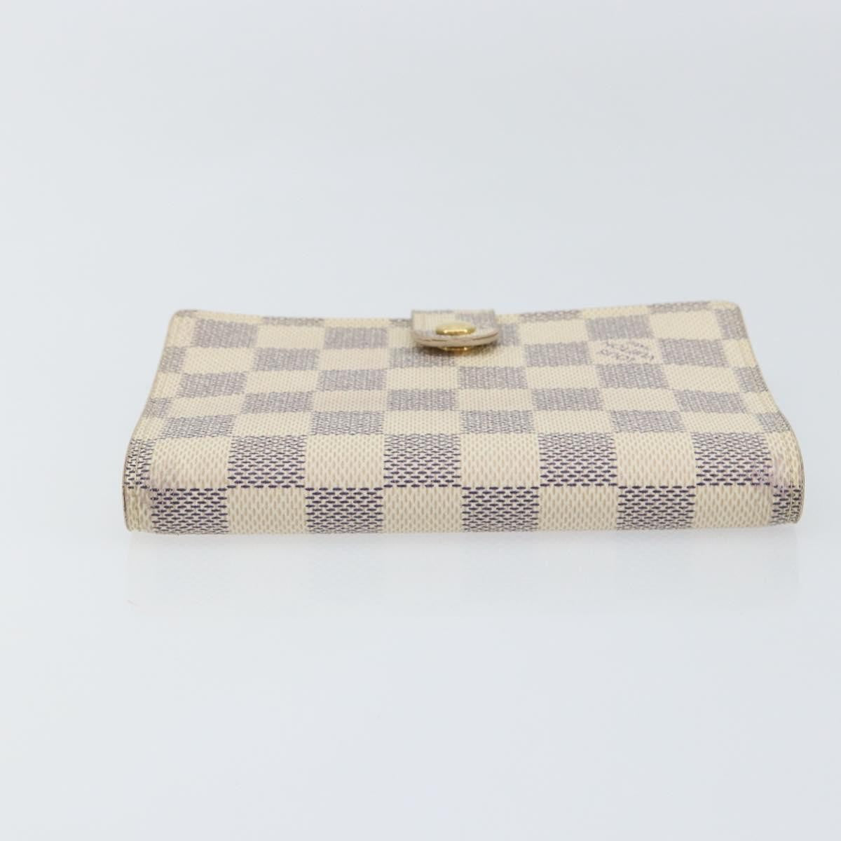 Louis Vuitton Agenda Cover Damier Azur, WHITE, CANVAS, Toiletry Case