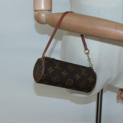 Louis Vuitton Papillon Pochette Monogram Canvas, BROWN, CANVAS, Handbag
