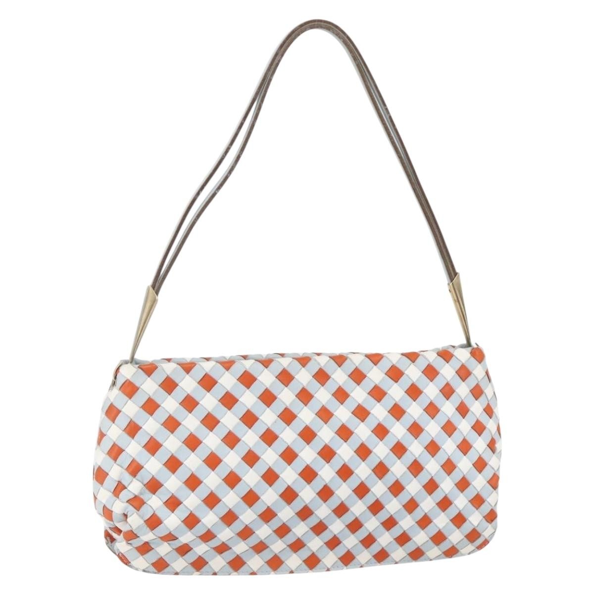 Bottega Veneta Vintage Shoulder Bag Intrecciato Leather, MULTICOLOUR, LEATHER, Shoulder bag