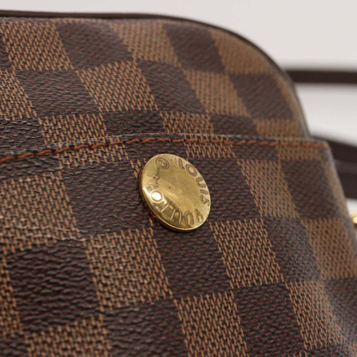 Louis Vuitton Rift Handbag Damier, BROWN, CANVAS, Handbag