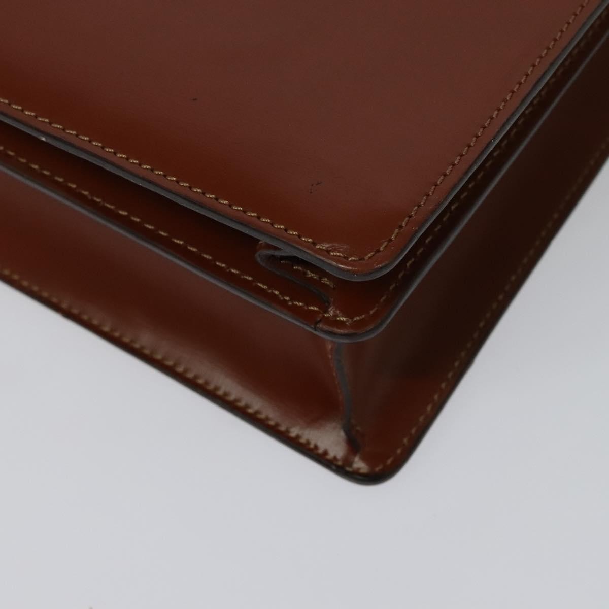 Loewe Anagram Business Leather, BROWN, LEATHER, Briefcase